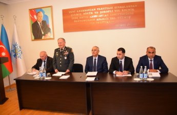 Qusar rayonunda “İlham Əliyev – qələbəmizin memarı, sülhün müəllifi” mövzusunda konfrans keçirilib