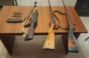 Qanunsuz saxlanılan silah-sursat aşkarlandı