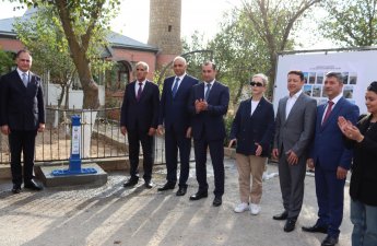 Şamaxı rayonunun Mərzəndiyyə kəndində içməli su layihəsi həyata keçirilib - FOTOLAR