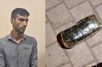 Səbail rayonunda heroin satan narkokuryer saxlanıldı - VİDEO