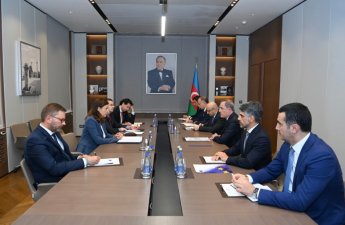 Ceyhun Bayramov Avropa İttifaqının yeni səfirini qəbul edib - FOTO