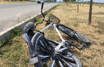 Velosipetdən yıxılan uşaq ölüb