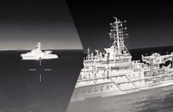 Ukrayna Rusiyanın Qara dəniz donanmasının gəmisini dronla vurub