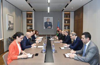 Ceyhun Bayramov Serbiya Xarici İşlər Nazirliyinin dövlət katibi ilə görüşüb - FOTO