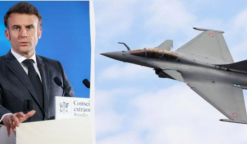Макрон заявил об отправке в Польшу трех истребителей Rafale