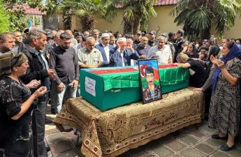 İtkin şəhid Ayaz Zərbalıyev dəfn edilib