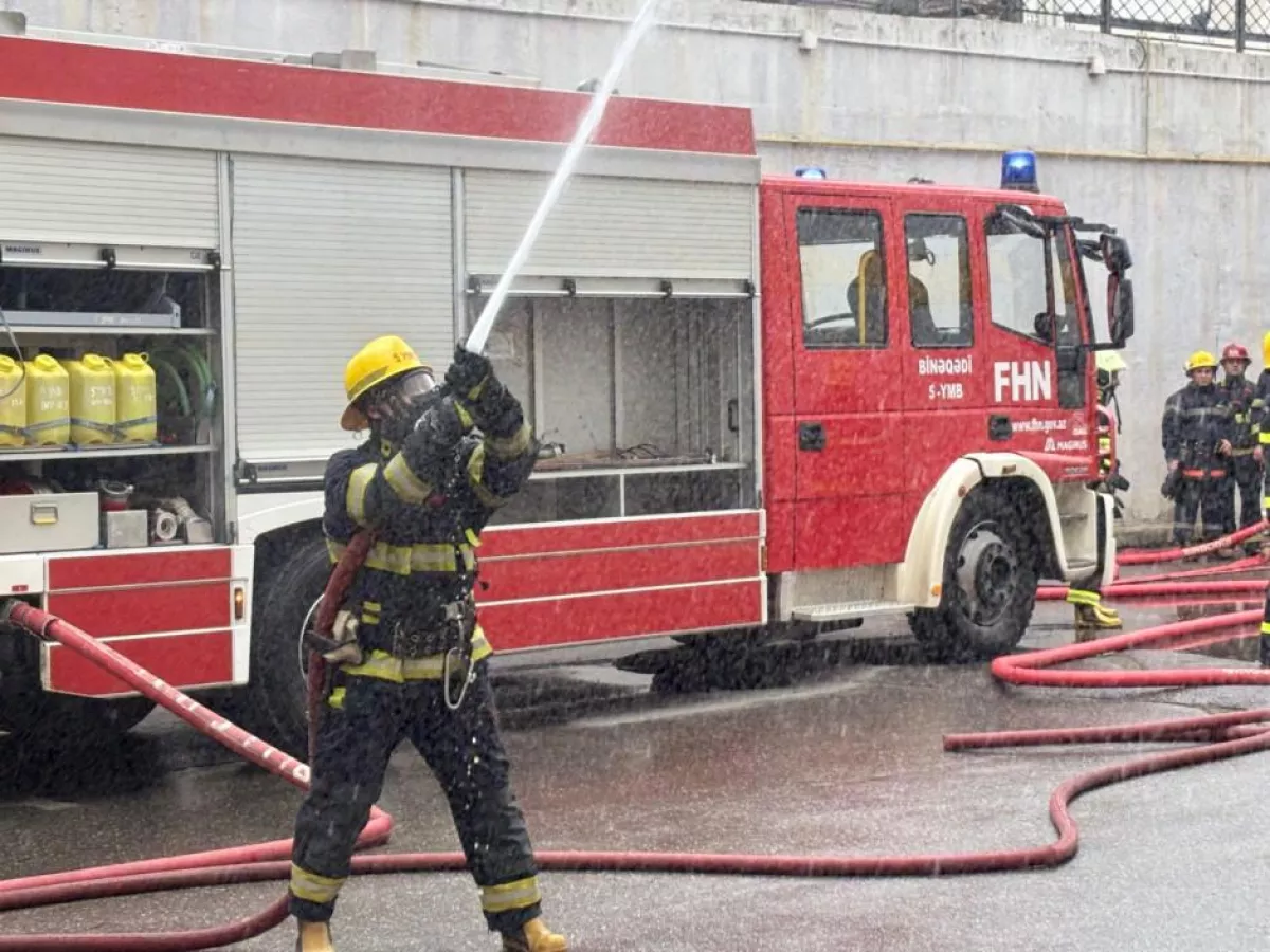 В одной из квартир жилого дома в Дашкесане произошел пожар