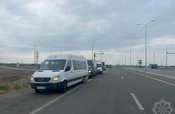 Xocalının Daşbulaq kəndinə ilk köç karvanı yola salınıb - FOTO
