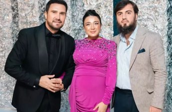 Nadir oğlu və gəlini ilə… - FOTOLAR