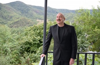 Президент Ильхам Алиев посетил село Бадара Ходжалинского района