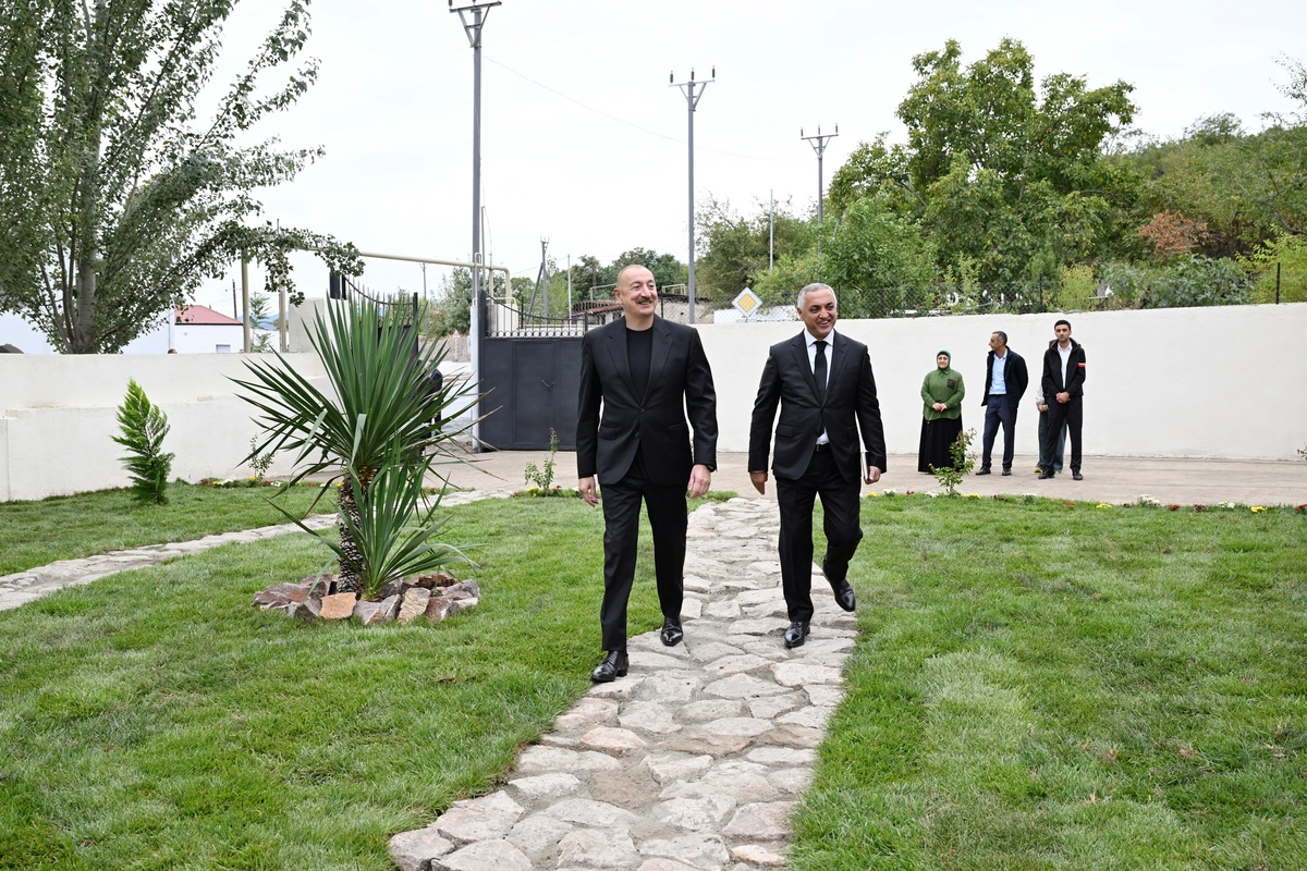 İlham Əliyev Xocalının Daşbulaq kəndində - FOTOLAR