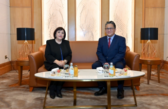 Sahibə Qafarova Malayziyaya işgüzar səfər edib