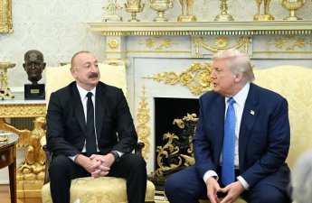 İlham Əliyev Trampa təşəkkür etdi - FOTO