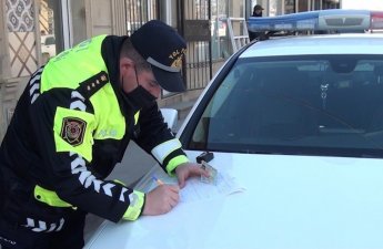 25 minə yaxın piyada barəsində protokol tərtib edilib