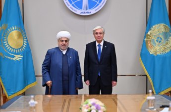 Qazaxıstan Prezidenti Allahşükür Paşazadəni qəbul edib