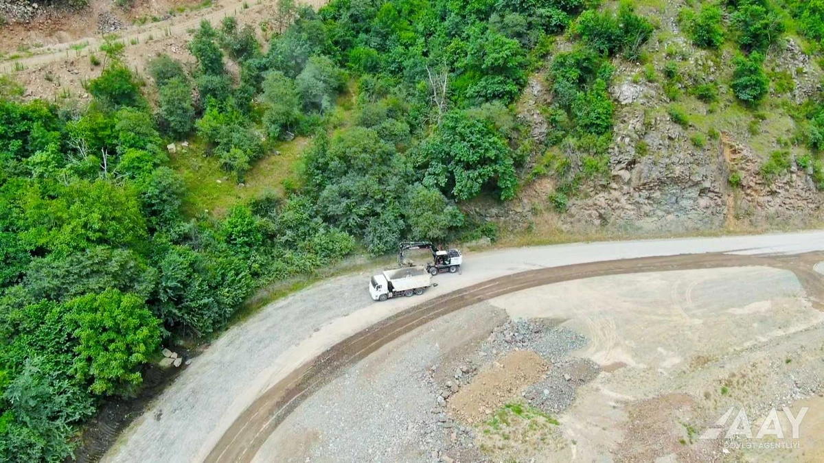 Suqovuşanı Kəlbəcərlə birləşdirəcək yolda son vəziyyət