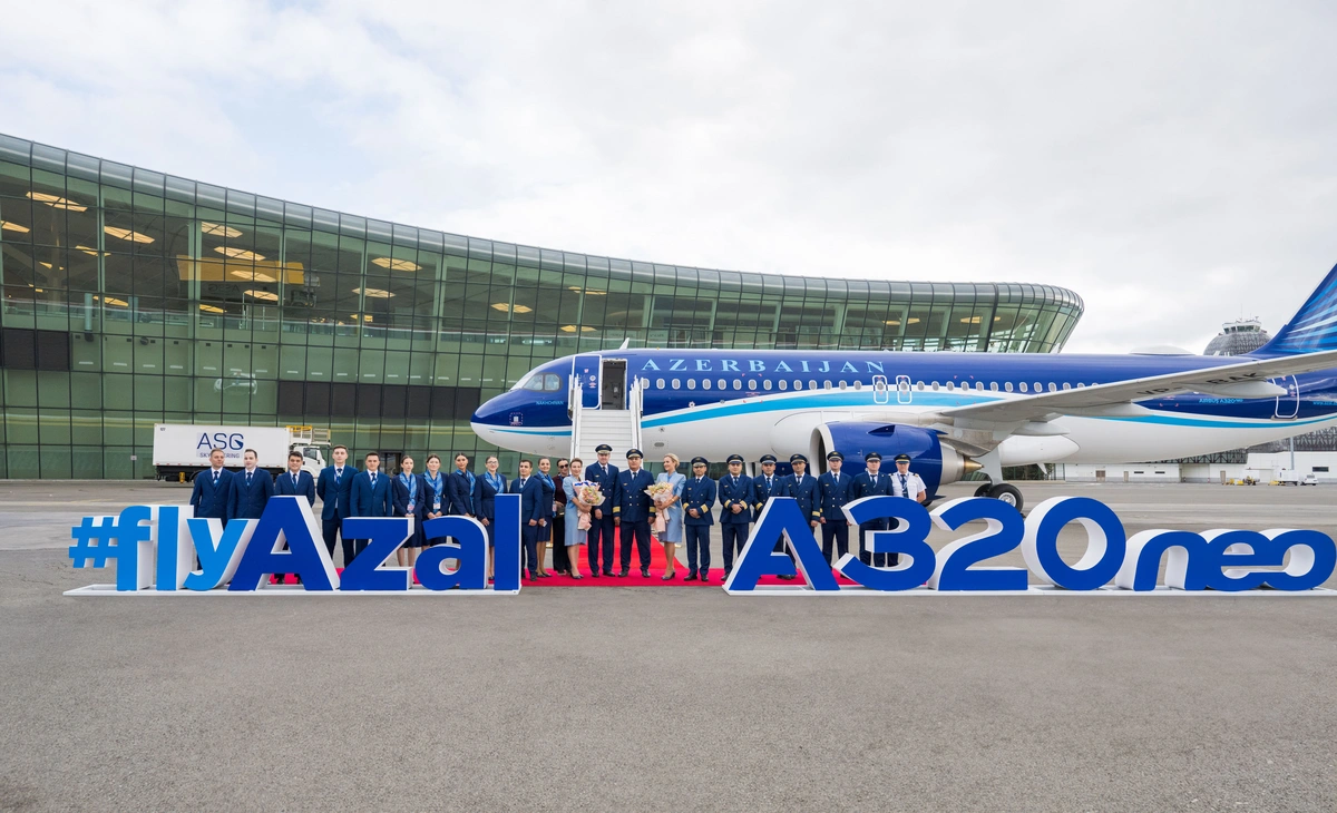 AZAL пополнил флот новым самолетом Airbus A320neo