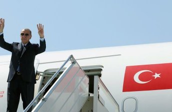 Ərdoğan ABŞ-a getdi: Trampla da görüşəcək - FOTO