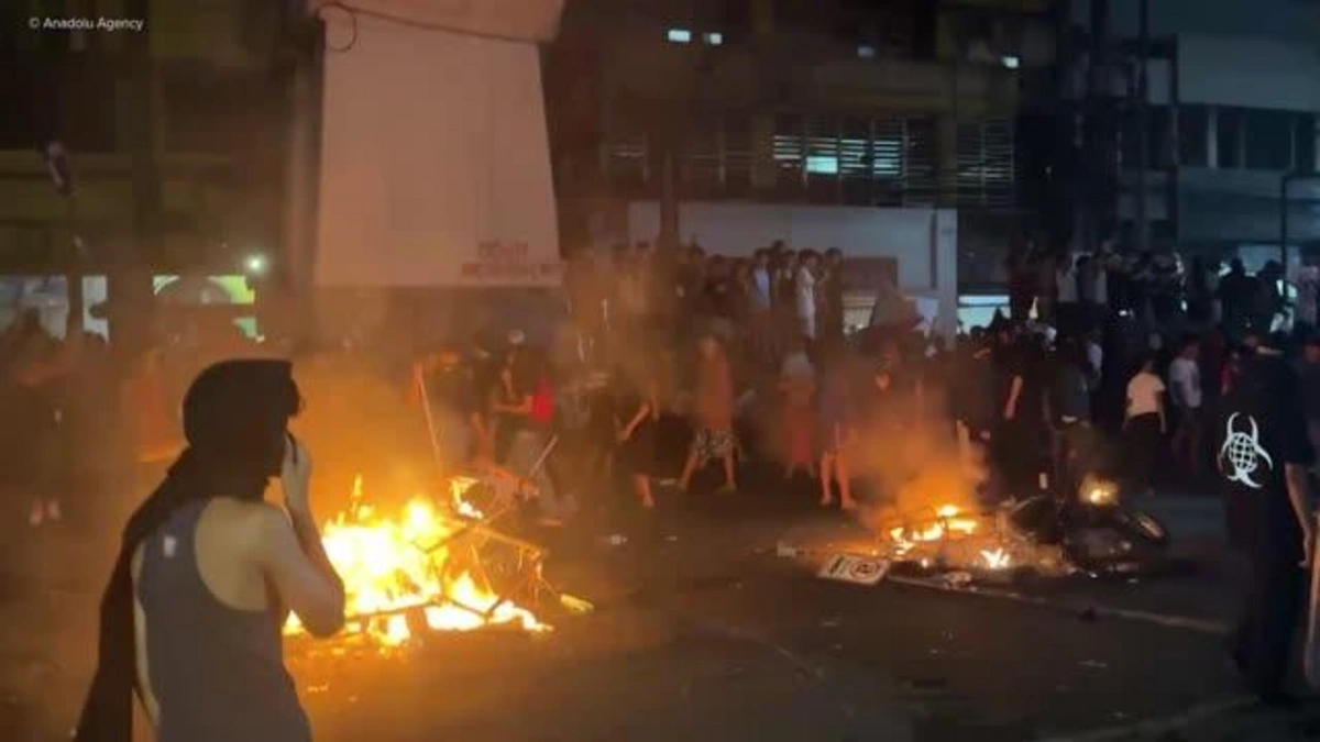 Еще в одной азиатской стране прошли массовые протесты