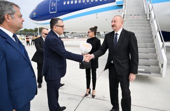 Prezident İlham Əliyev Nyu-Yorka səfər edib - FOTO