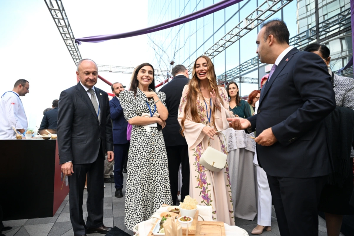 Leyla Əliyeva Nyu-Yorkdakı Türk Evində keçirilən sərgidən paylaşım etdi