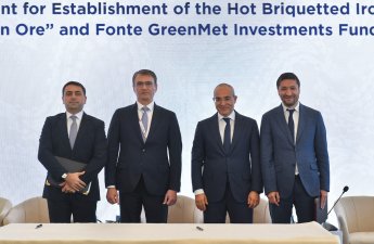 Azərbaycan və Qazaxıstan şirkətləri dəmir istehsalı üzrə əməkdaşlıq edəcək