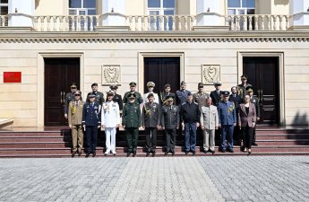 Hərbi attaşelər Heydər Əliyev adına Hərbi İnstitutda olublar - VİDEO-FOTO