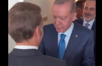 Ərdoğanın Makronla zarafatı gündəm oldu - VİDEO