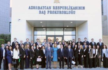 Hakimliyə namizədlərin Baş Prokurorluğa təlim səfəri təşkil edildi - FOTO