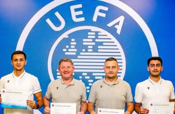 Azərbaycanlı hakimlər UEFA-nın proqramında iştirak etdilər - FOTO