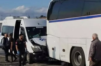 Türkiyədə ağır yol qəzası nəticəsində doqquz nəfər yaralanıb