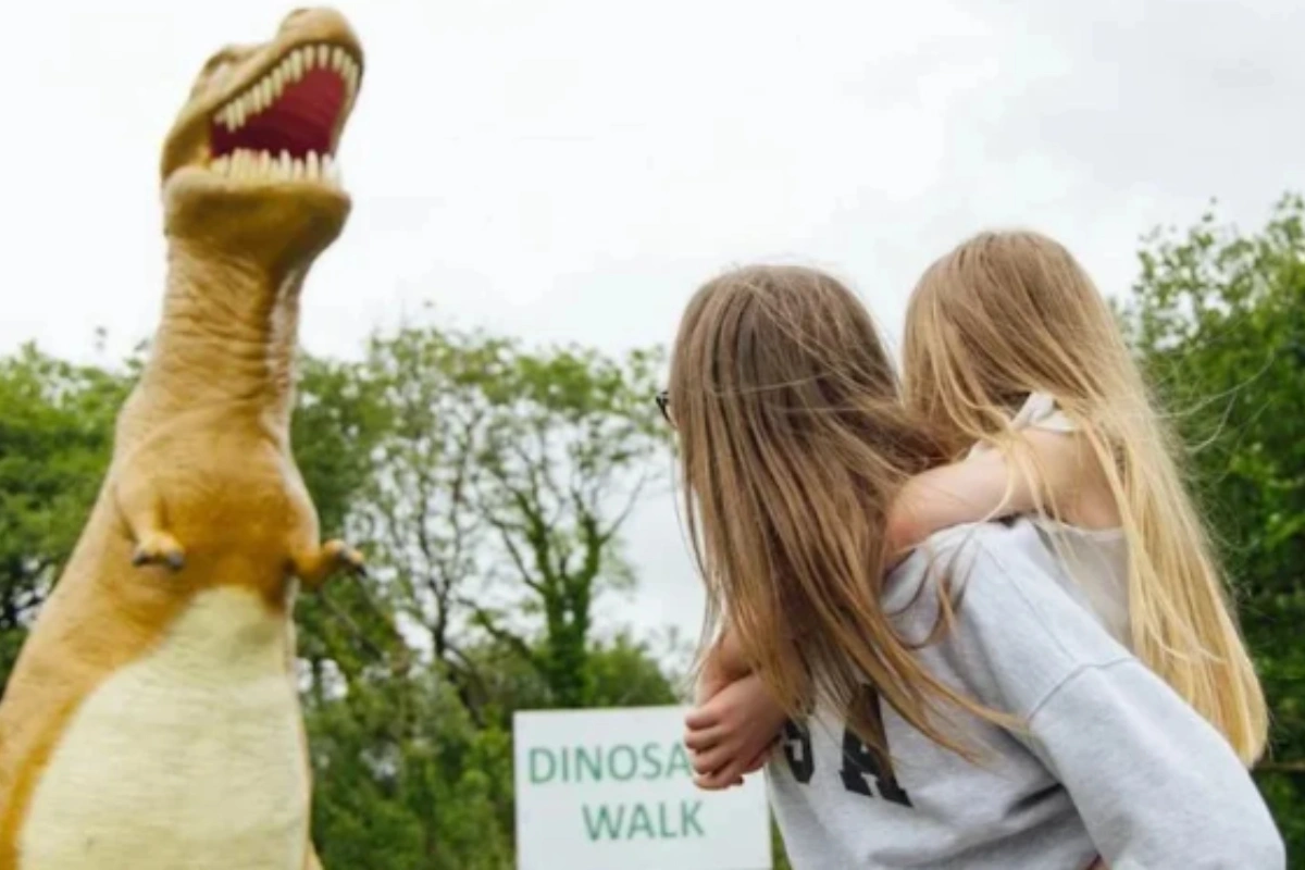 Britaniyada 90 animatronik dinozavrın olduğu park satılır - FOTO