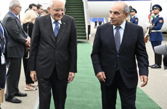 İtaliya Prezidenti Sercio Mattarella Azərbaycana rəsmi səfərə gəlib - FOTO