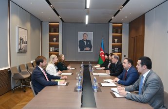 Ceyhun Bayramov ABŞ Dövlət Departamentinin baş müşavirni qəbul edib - FOTO