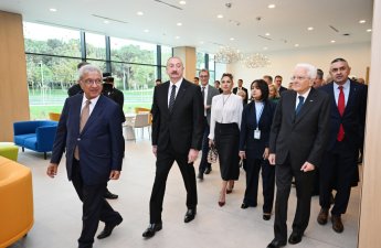 Bakıda İtaliya-Azərbaycan Universitetinin ilk tədris korpuslarının açılışı olub - FOTO - YENİLƏNİB
