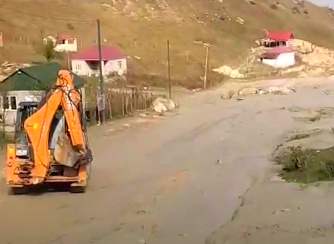 Laza kəndində SON VƏZİYYƏT - VİDEO