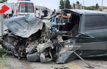 В Шеки столкнулись два автомобиля, есть пострадавшие