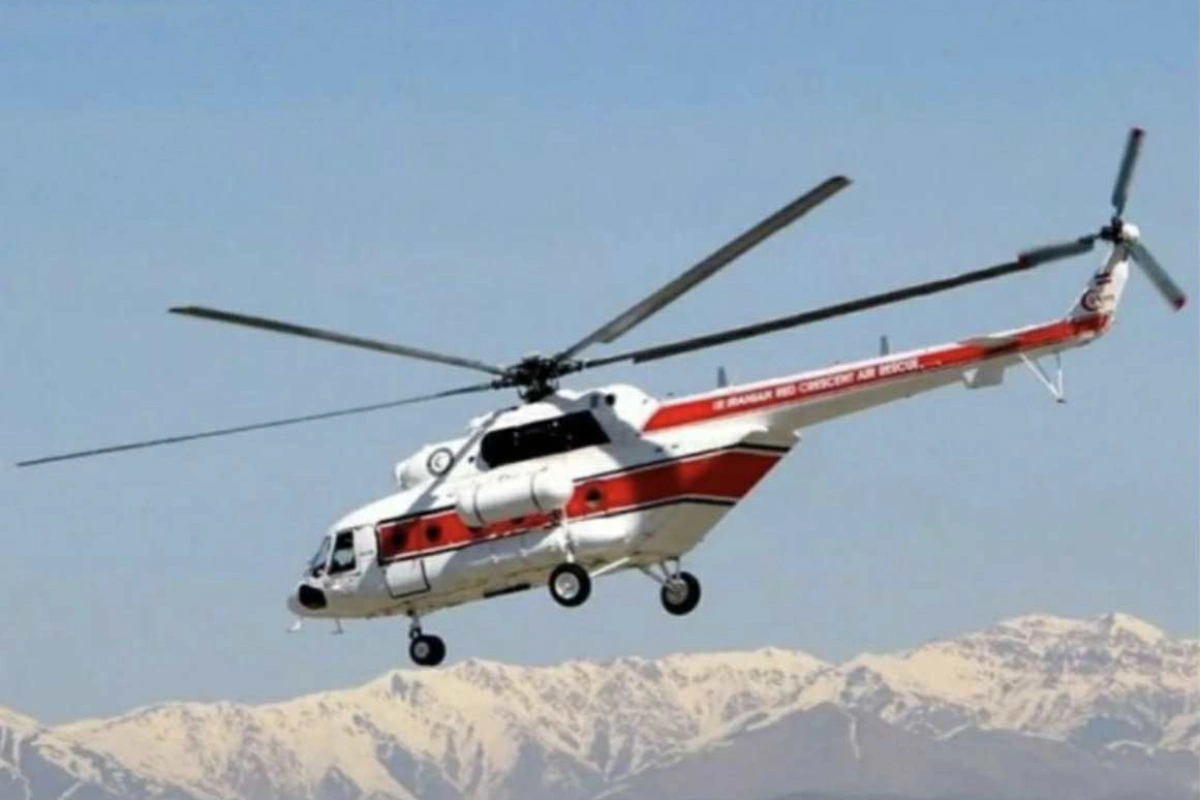 İranda helikopter qəzaya uğrayıb