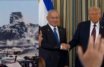 Tramp Netanyahuya Qəzzanı bombalamağı dayandırmağı əmr etdi...- 72 nəfər öldürüldü...