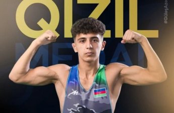 III MDB Oyunları: Güləşçimiz qızıl medal qazandı