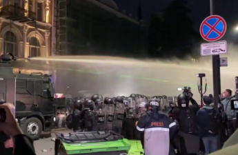 В Тбилиси при протесте у резиденции президента пострадали 14 сотрудников правопорядка