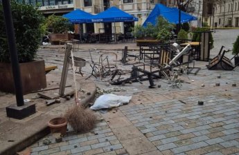 Центр Тбилиси превратился в поле разрушений