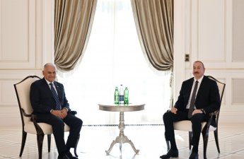 İlham Əliyev Qəbələdə Binəli Yıldırımı qəbul etdi - FOTO