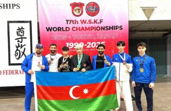 Azərbaycan karateçiləri dünya çempionatında 5 medal qazandılar