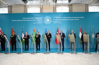 Türkmənistan tərəfindən Füzulidə tikiləcək məscidin onlayn formatda təməli qoyulub - FOTO