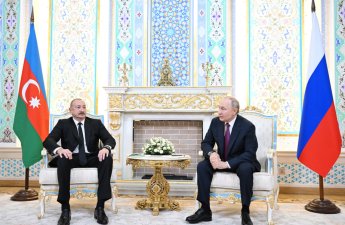 Putin Rusiya ilə Azərbaycan arasında humanitar əlaqələrin yüksək səviyyədə olduğunu qeyd edib