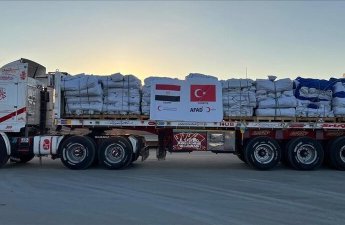 Türkiyə Qəzzaya humanitar yardım göndərməyə davam edir