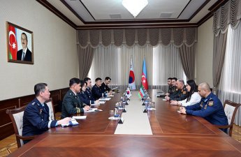 Azərbaycan-Koreya hərbi əməkdaşlığı müzakirə olunub - FOTO