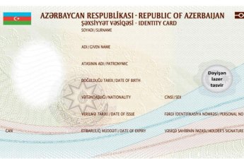 Azərbaycanda yeni şəxsiyyət vəsiqələrinin verilməsinə BAŞLANILDI - FOTO