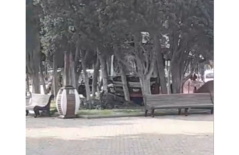“Bakubus” avtobusu bulvara girdi - VİDEO